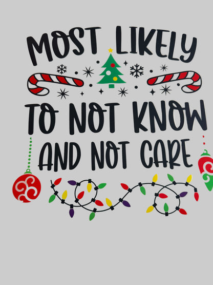 Christmas T-Shirts (Most likely to ….)
