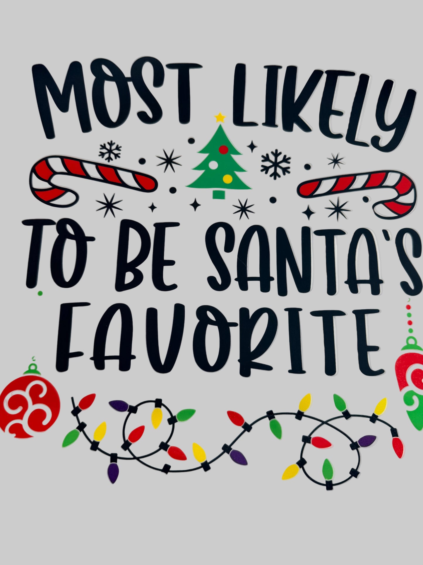 Christmas T-Shirts (Most likely to ….)