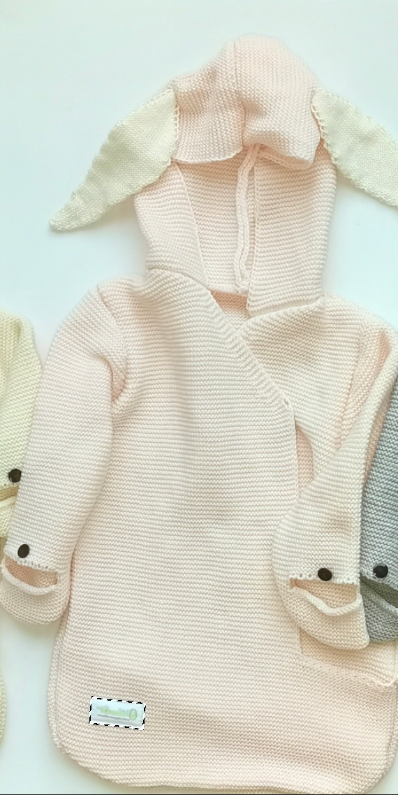 Woombie Bunny Sweaters, 0-3 Months