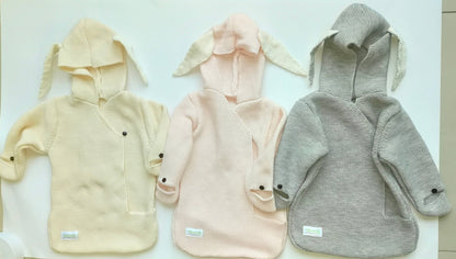 Woombie Bunny Sweaters, 0-3 Months